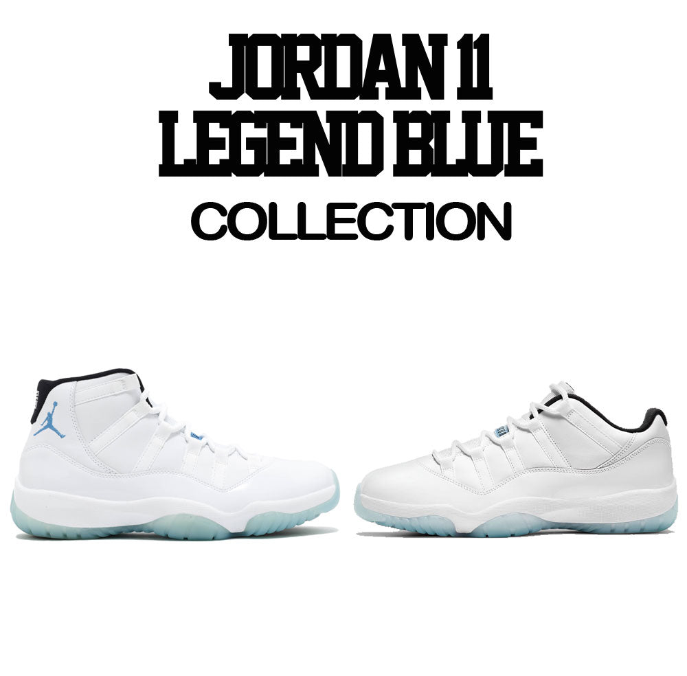 Retro 11 Legend Blue Warning Shirt