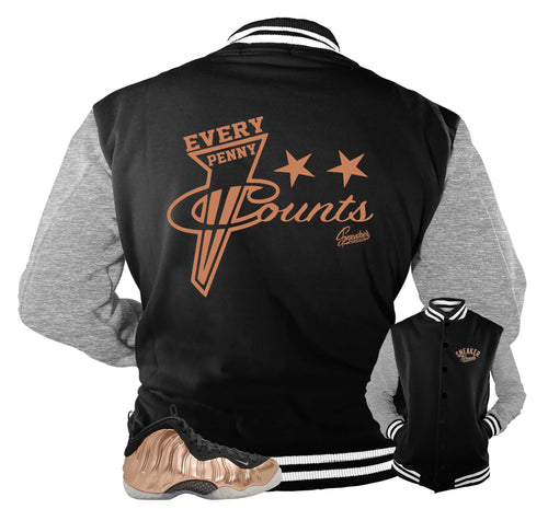 Foamposite Copper Every Penny Varsity Jacket product image 1