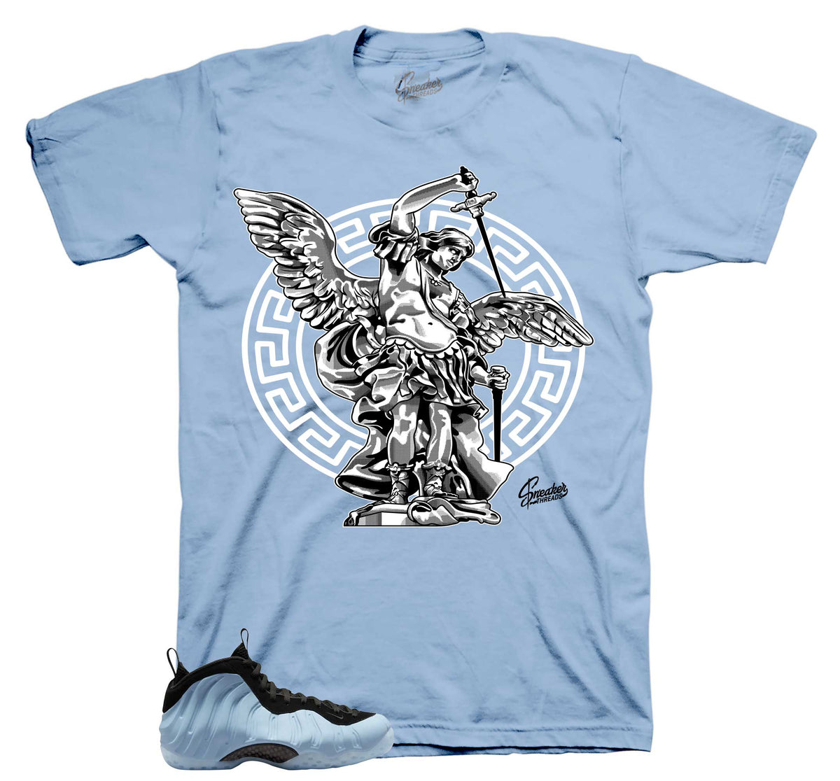 Foamposite Psychic Blue Archangel Shirt