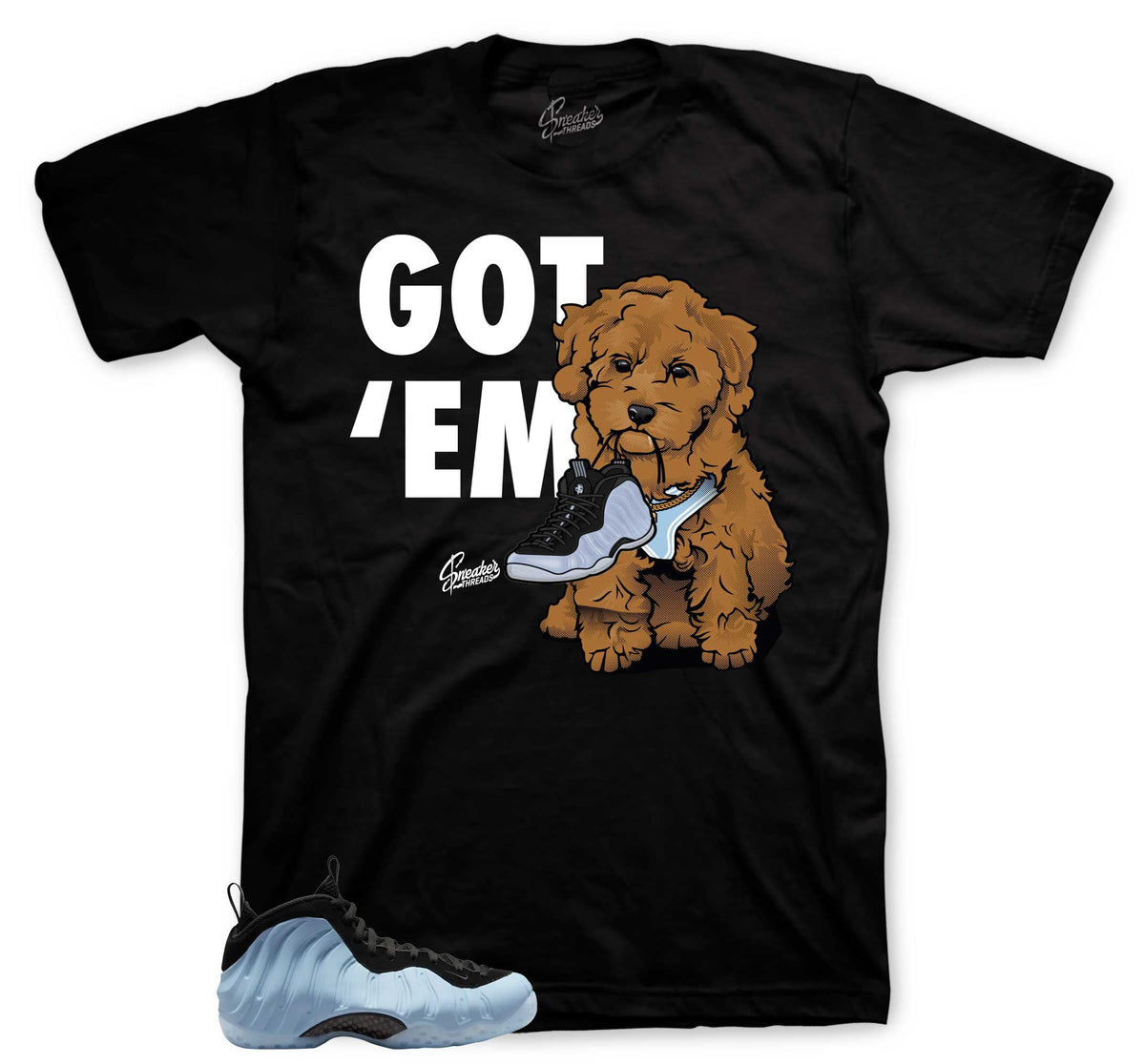Foamposite Psychic Blue Got Em Shirt