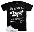 Foamposite Triple White No Cuts Shirt