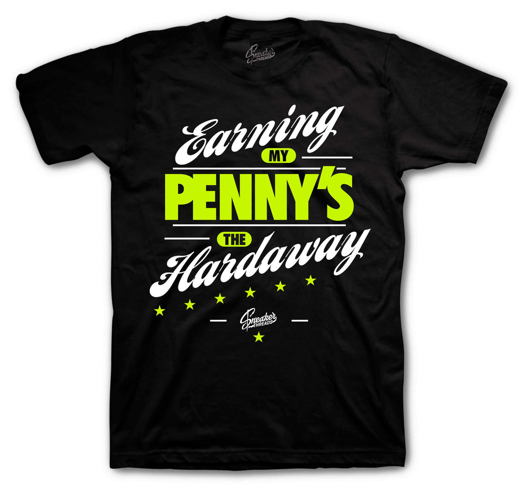 Foamposite Volt Earning Pennys Shirt
