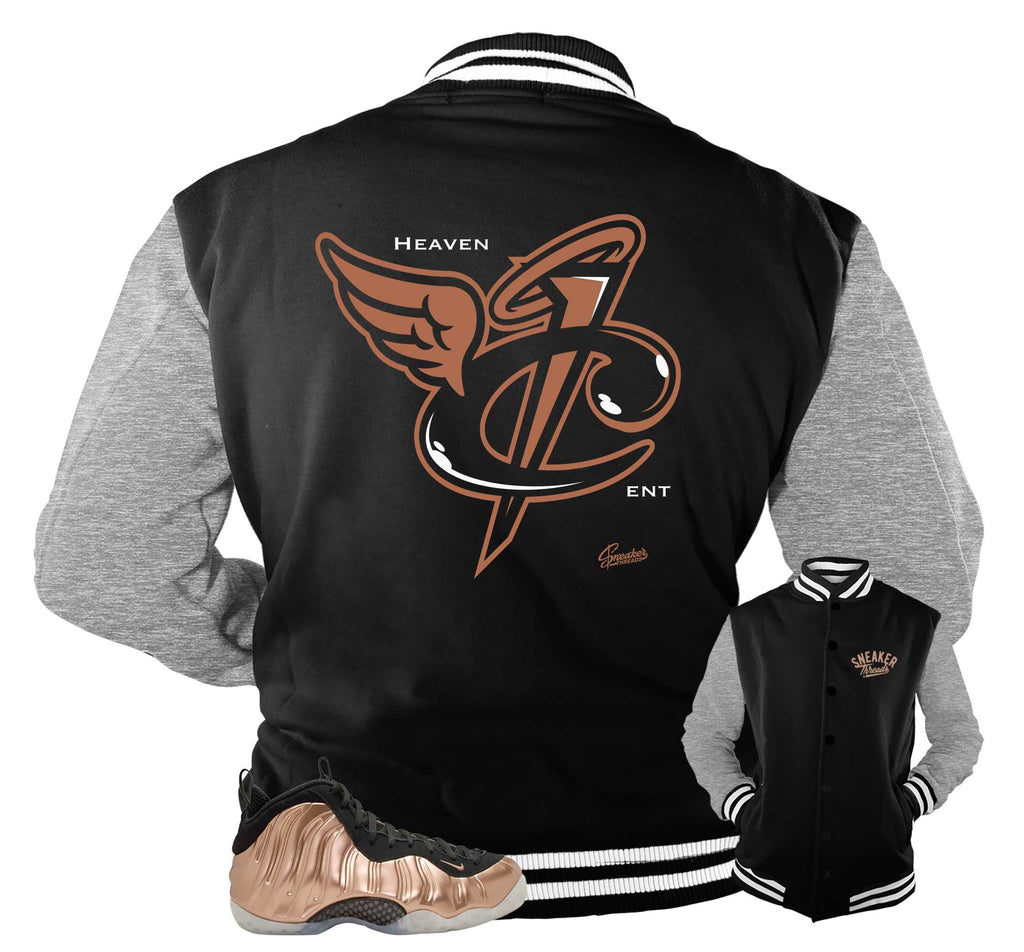 Foamposite Copper Heaven Cent Varsity Jacket product image 1