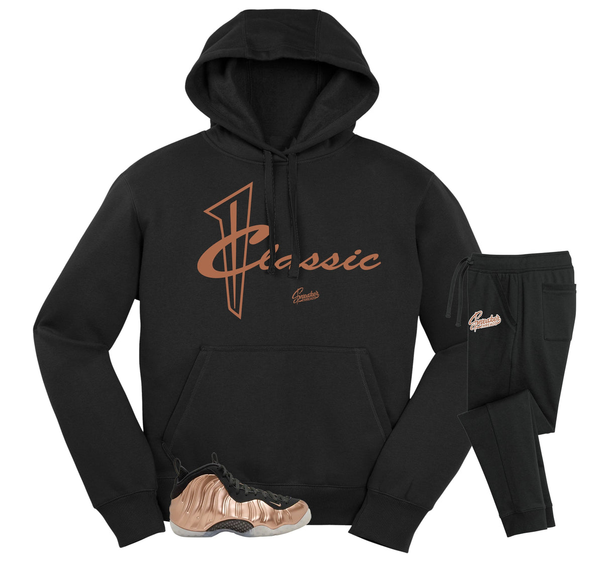Foamposite Copper Classic Hoodie Jogger Set product image 1