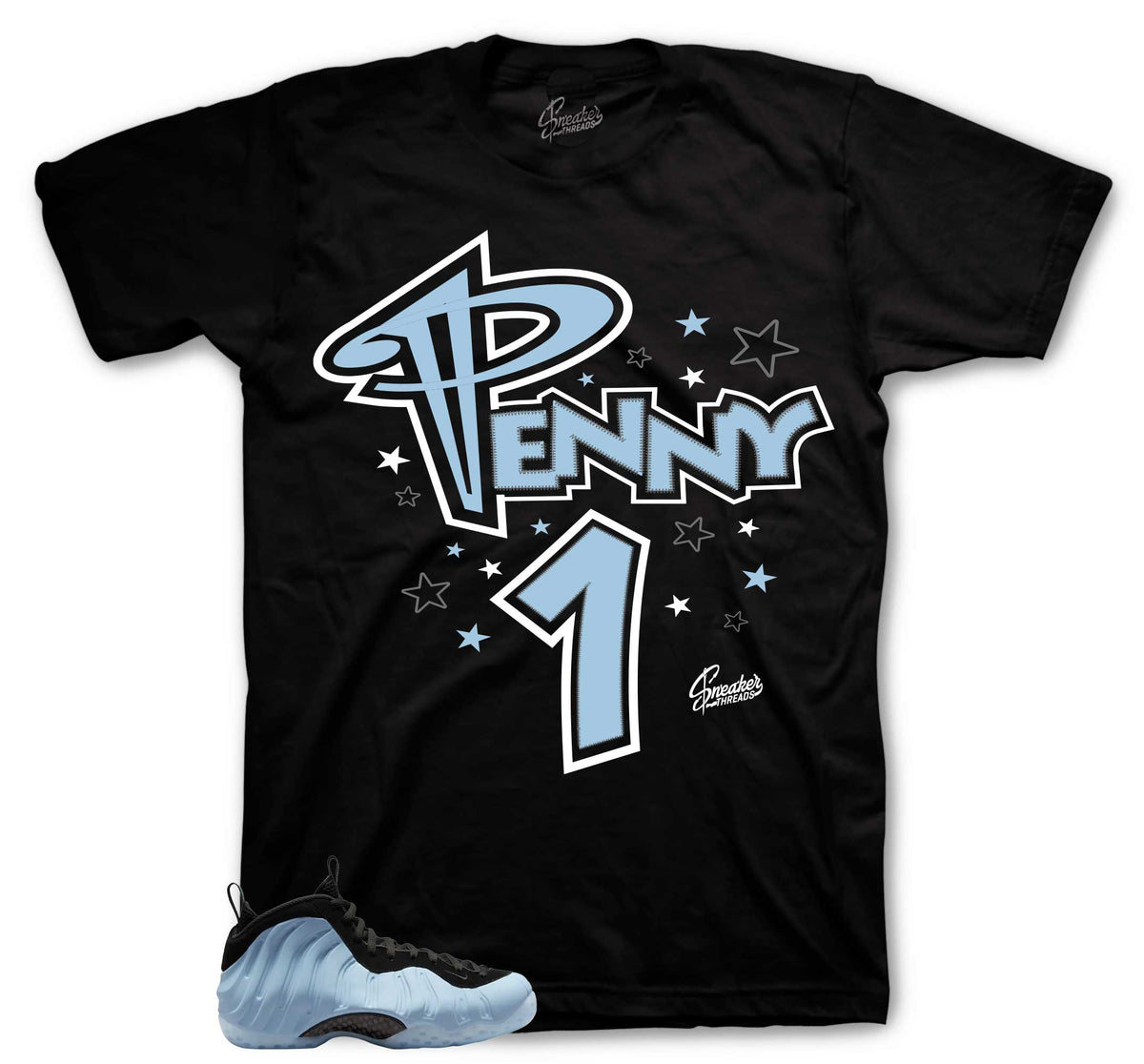 Foamposite Psychic Blue One Shirt