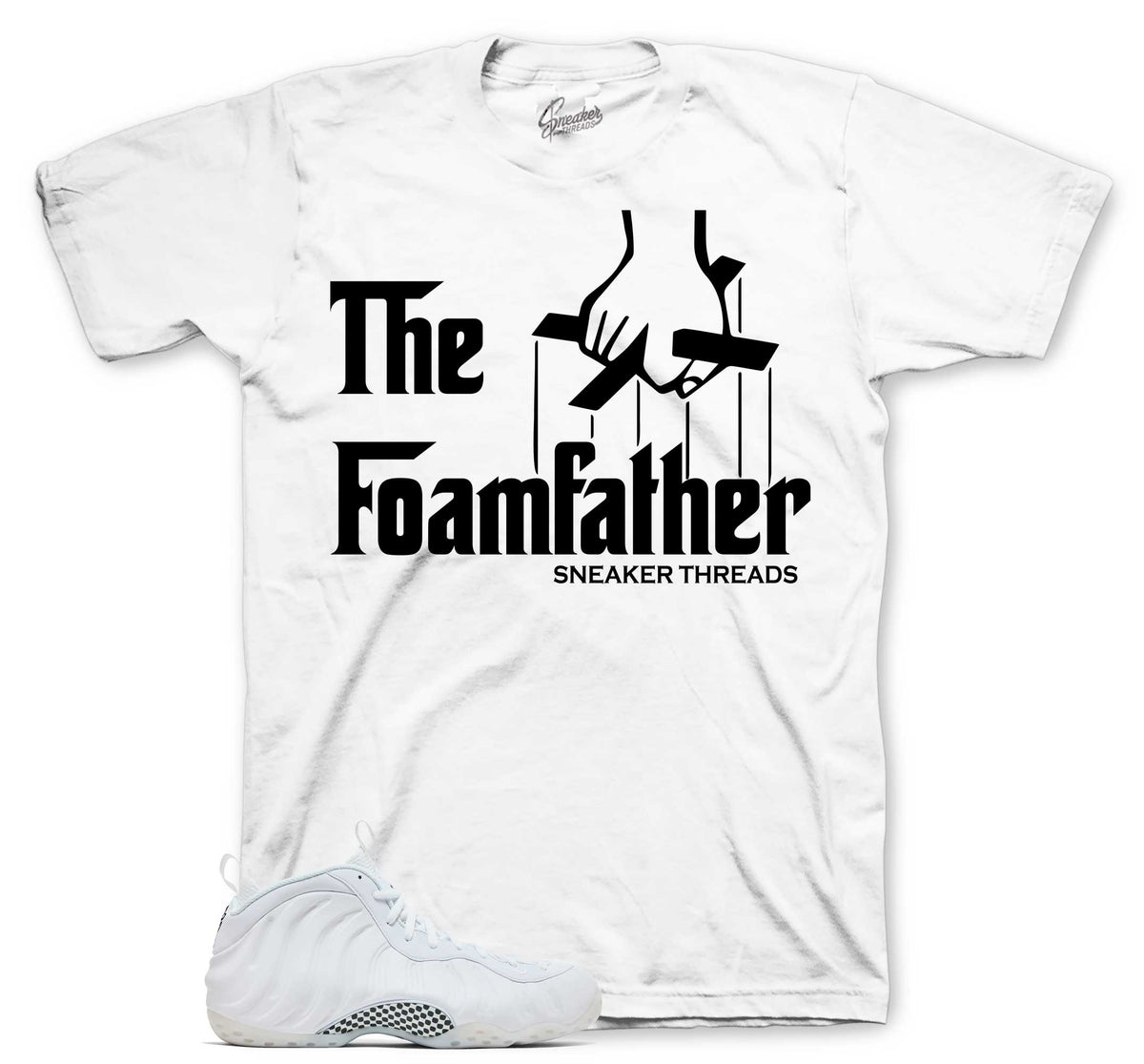 Foamposite Triple White Foamfather Shirt