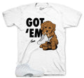Foamposite Triple White Got Em Shirt