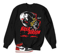 Retro 1 Black Toe Killa Season Sweater