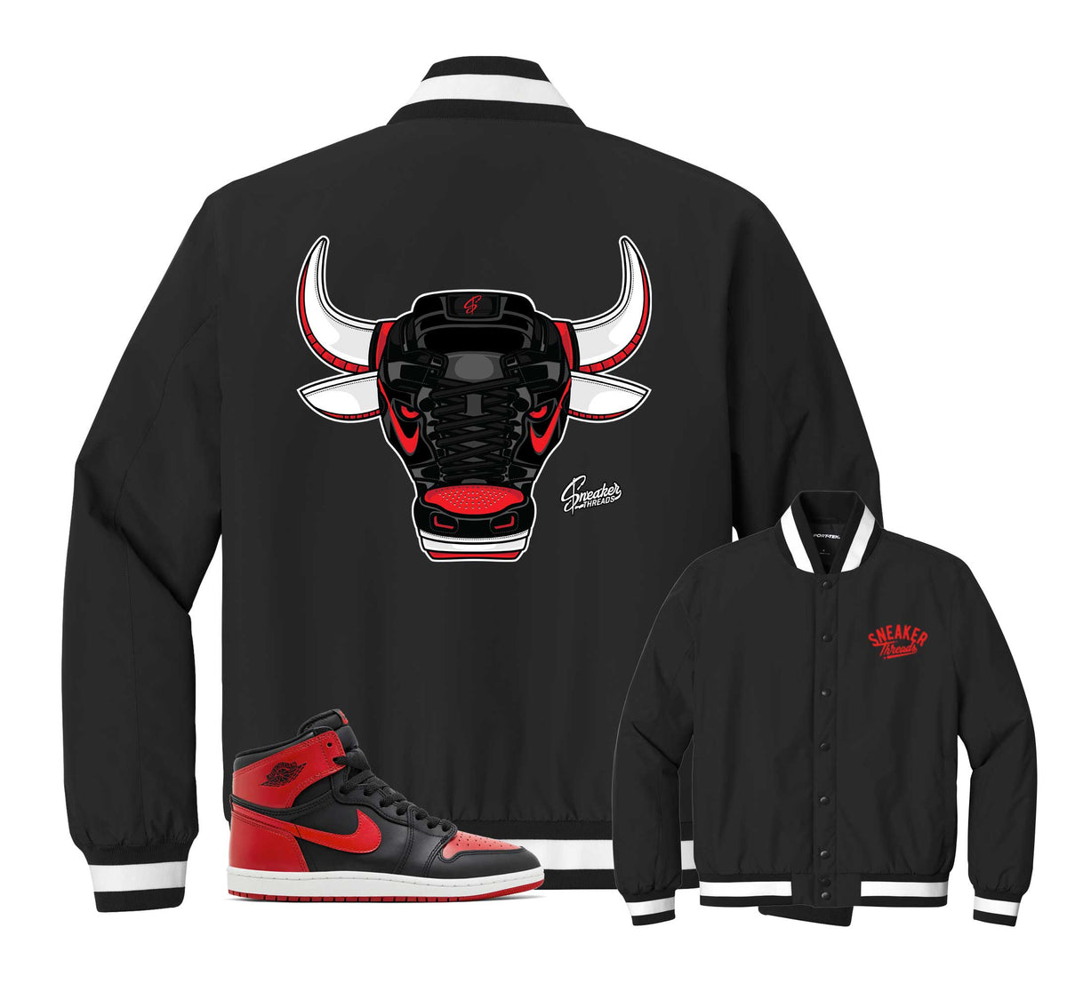 Retro 1 Bred War Bully Insulated Jacket product image 1