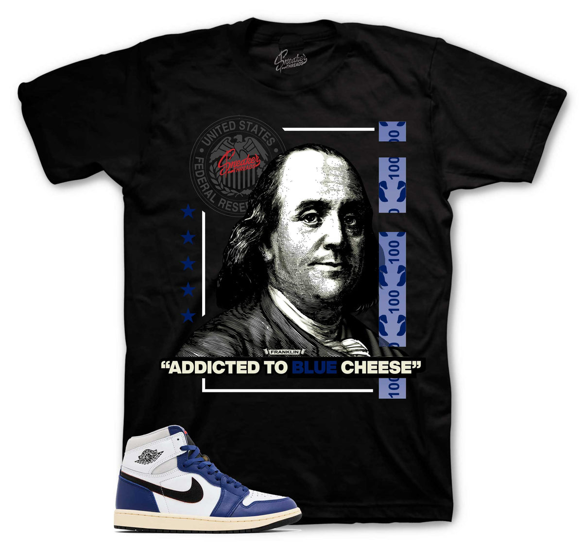 Retro 1 Rare Air Blue Cheese Shirt