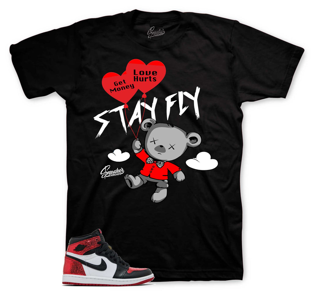 Retro 1 Ruby Money Over Love Shirt
