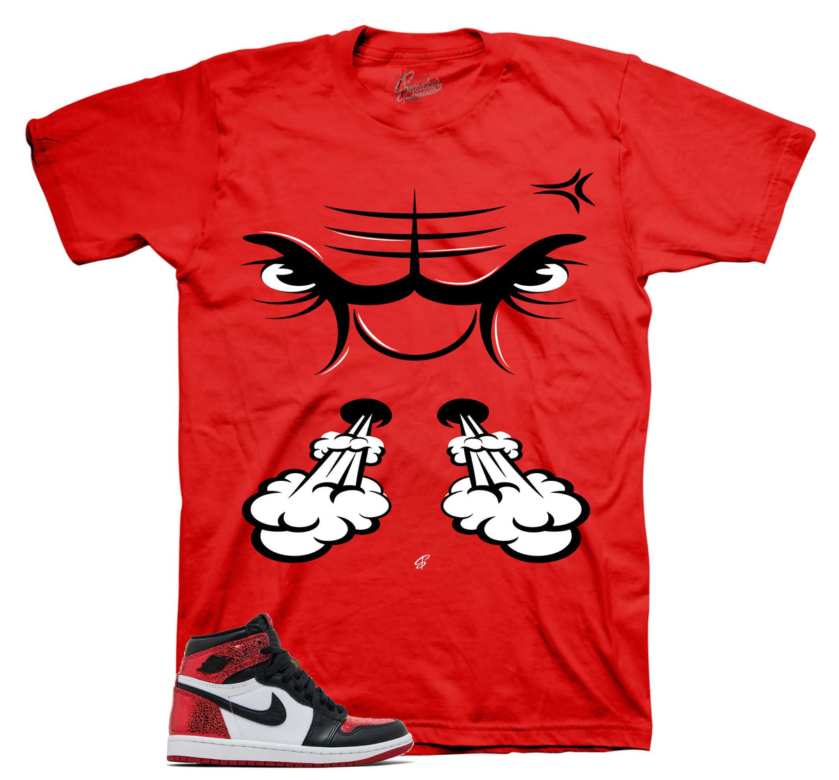 Retro 1 Ruby Raging Face Shirt