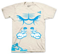 Retro 1 Reimagined UNC Raging Face Shirt