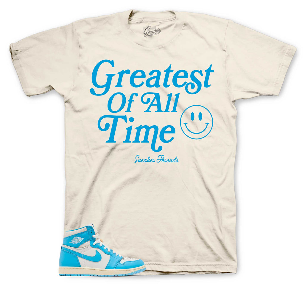 Retro 1 Reimagined UNC Goat Shirt