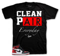 Retro 1 Ruby Clean Pair Shirt