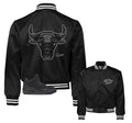 Retro 3 Black Cat War Bully Satin Jacket