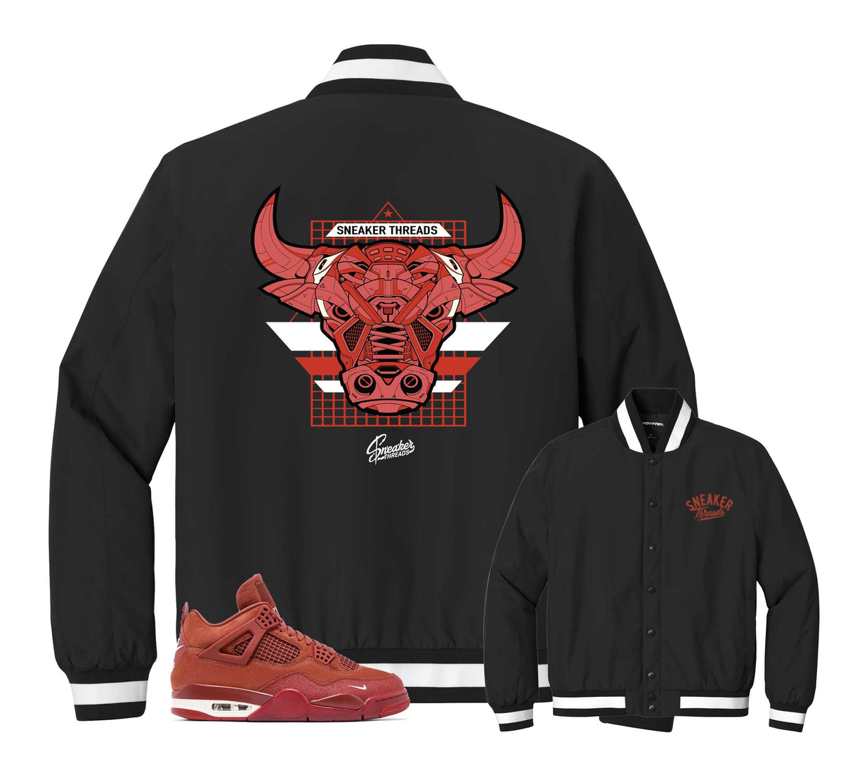 Retro 4 Brick By Brick War Bully insulated Jacket