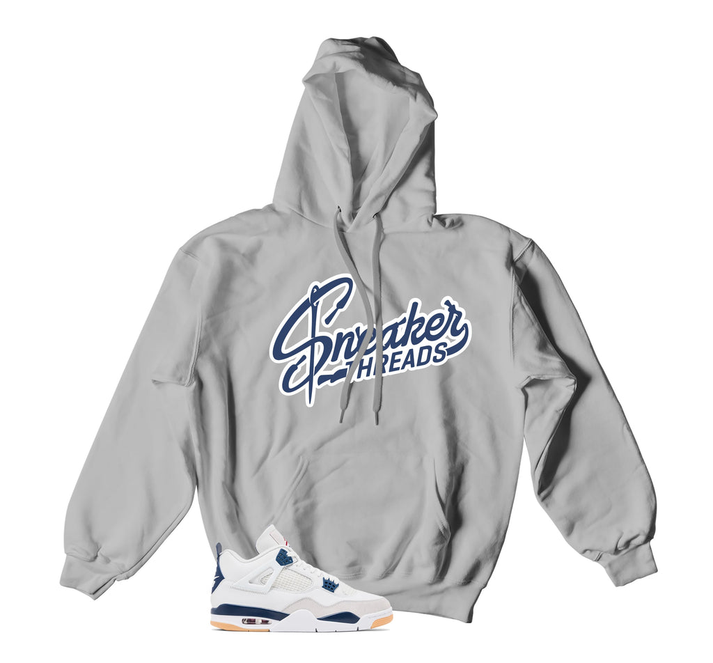 Retro 4 SB Navy Sneaker Threads Hoody