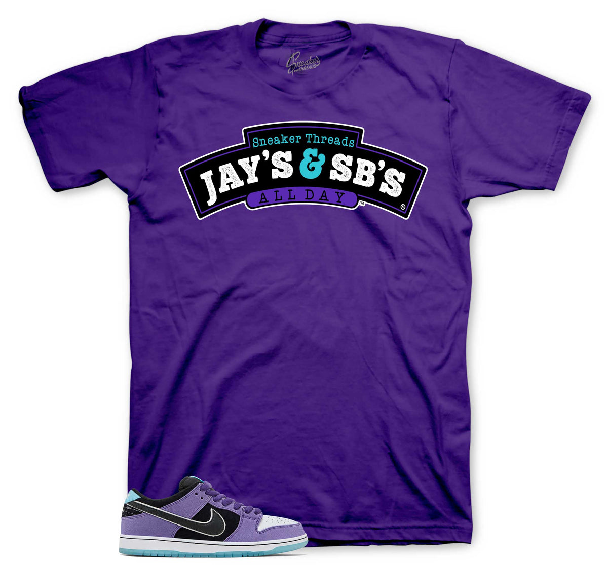 Dunk SB Low Court Purple Jays & SBs Shirt
