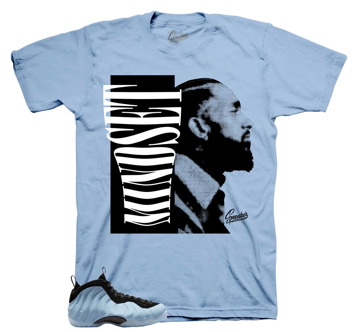 Foamposite Psychic Blue Mindset Shirt