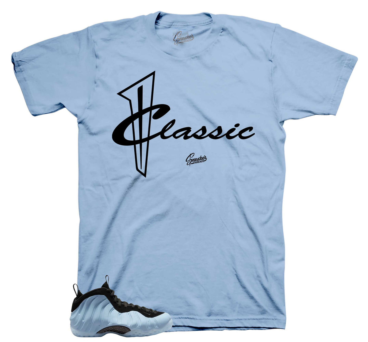 Foamposite Psychic Blue Classic Shirt