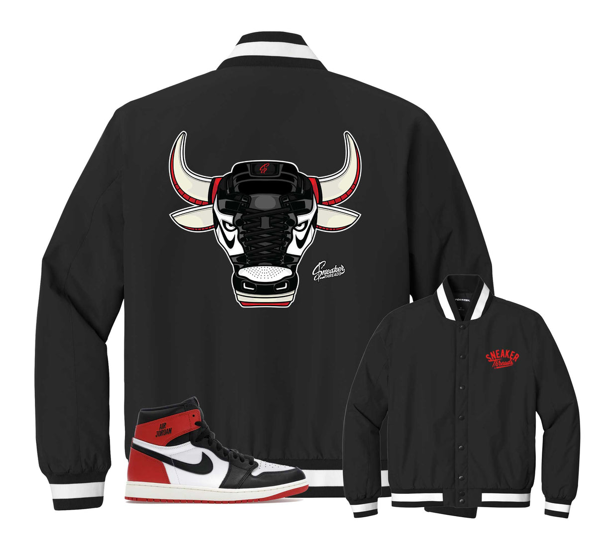 Retro 1 Black Toe War Bully Insulated Jacket product image 1