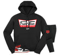 Retro 1 Black Toe Fresh Klean Hoodie Jogger Set product image 1