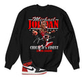Retro 1 Black Toe Living Legend Sweater