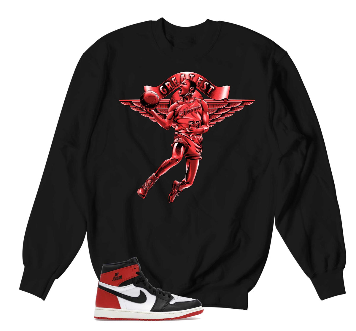 Retro 1 Black Toe Greatest Sweater