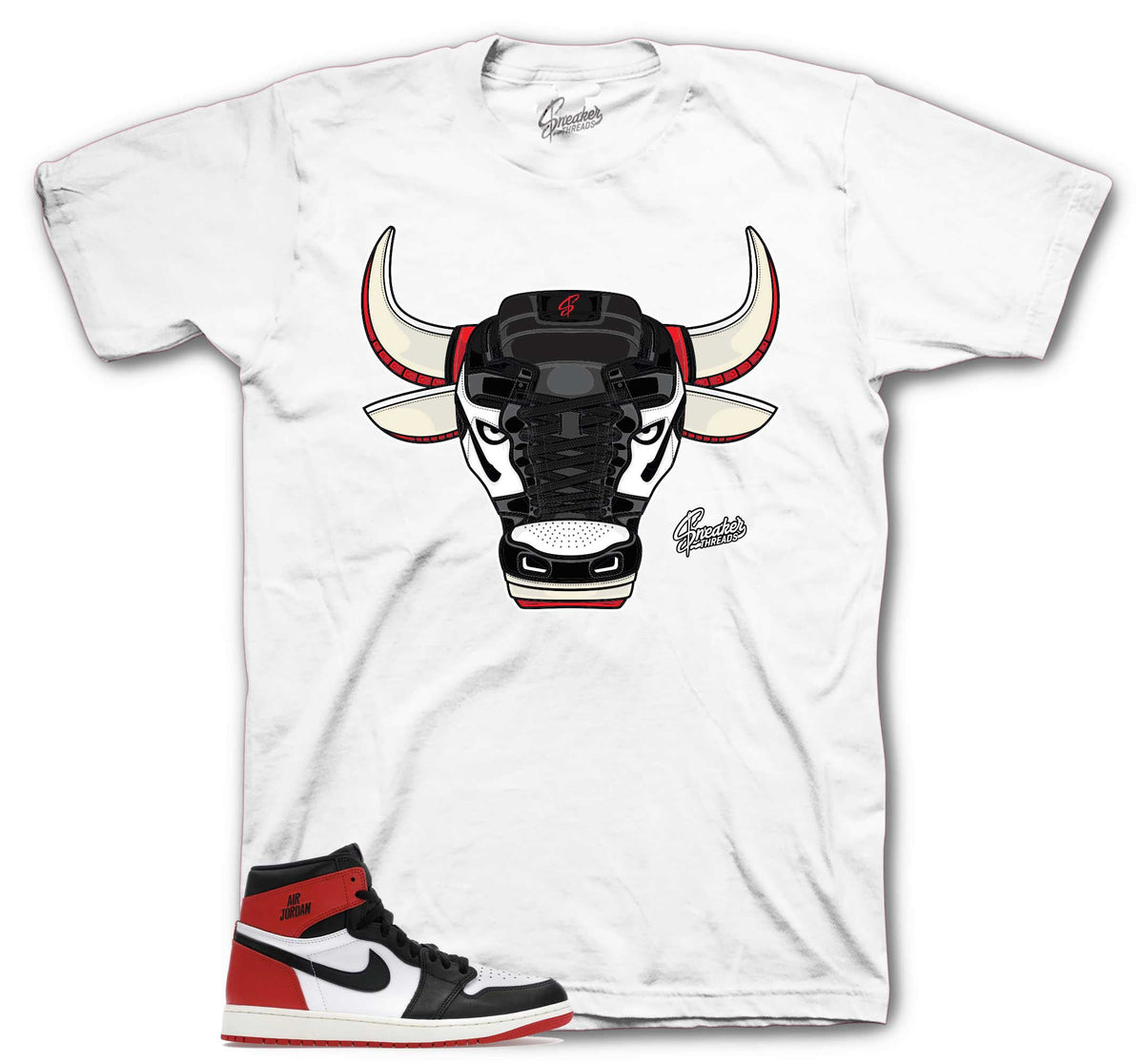 Retro 1 Black Toe War Bully Shirt