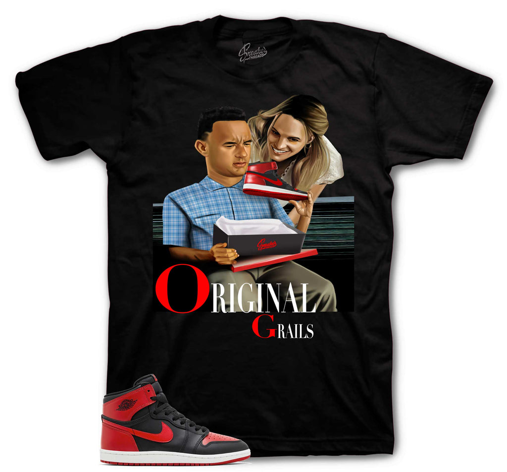 Retro 1 Bred Grails Shirt