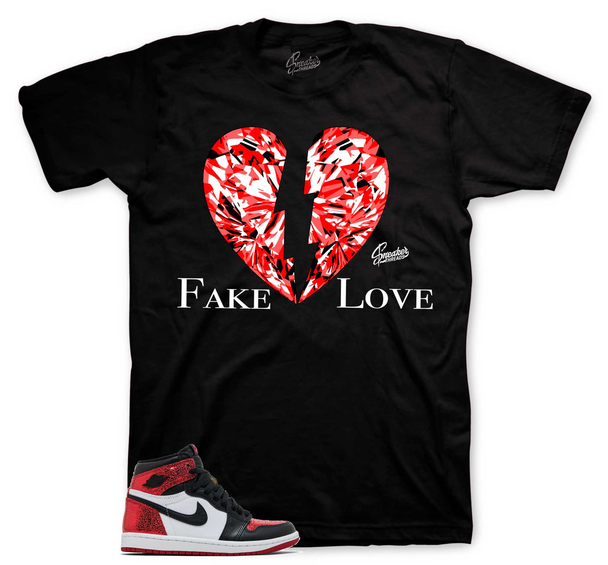 Retro 1 Ruby Fake Love Shirt