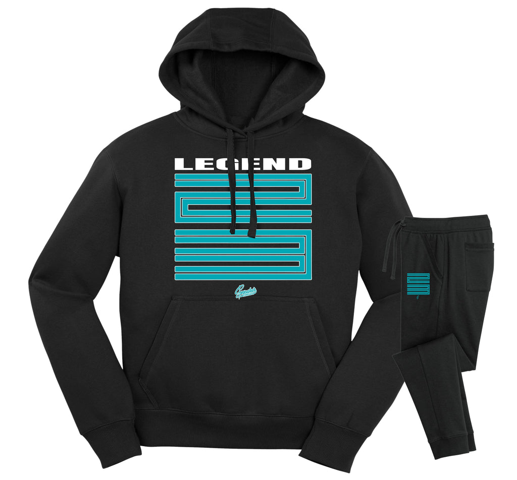 Retro 11 Gamma Blue Legend Hoodie Jogger Set