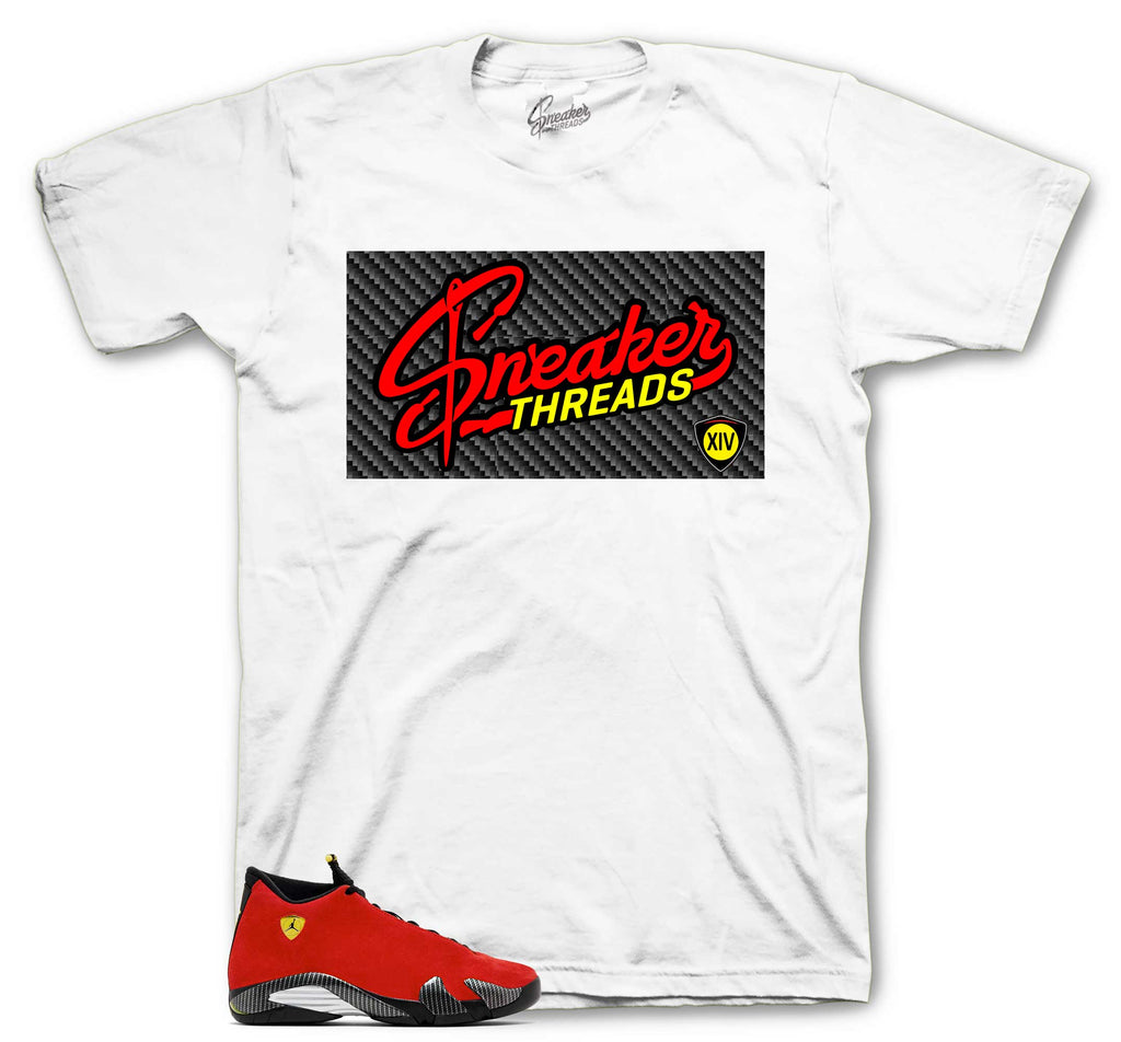 Retro 14 Challenge Red Sneaker Threads Box Shirt