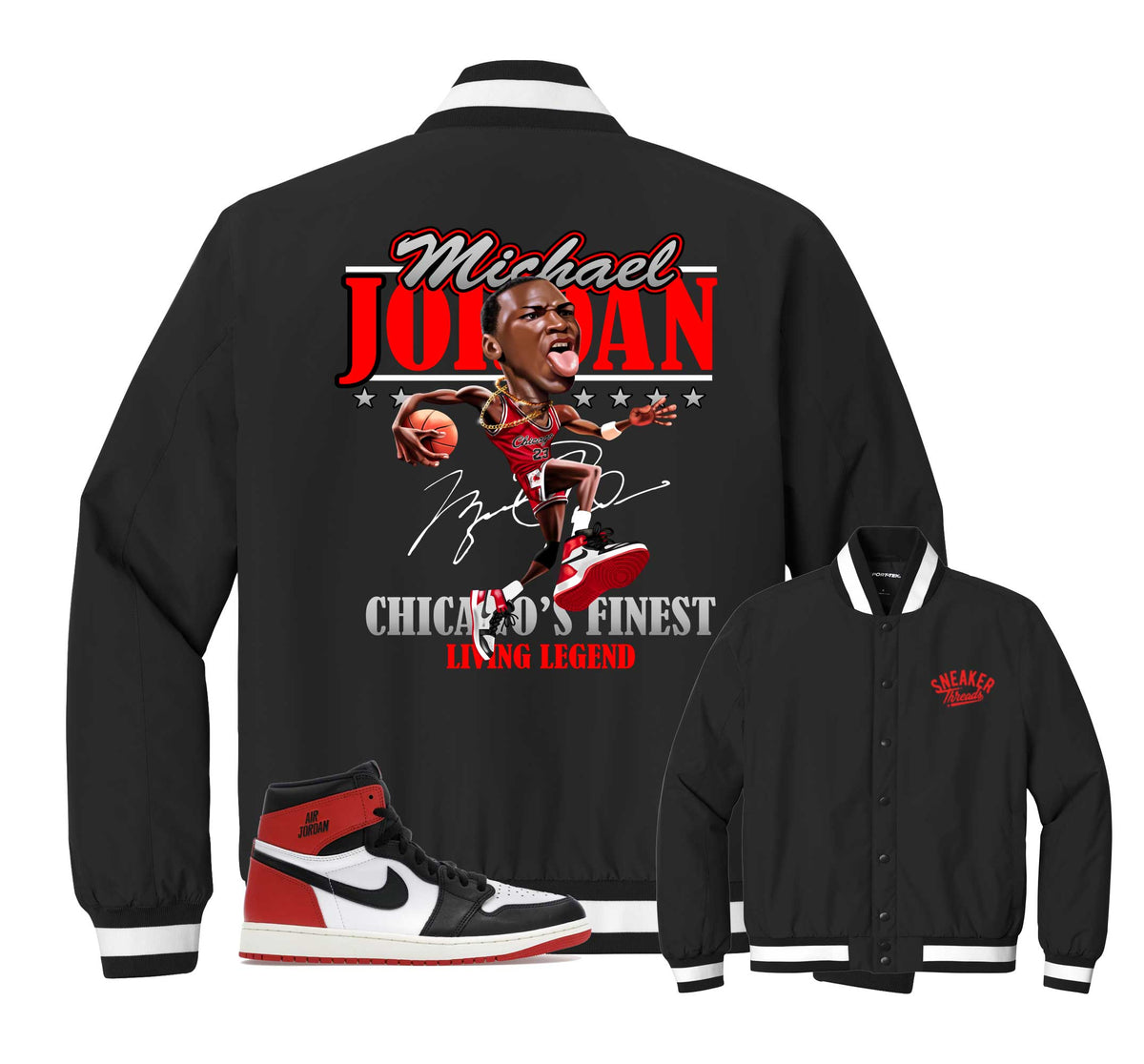 Retro 1 Black Toe Living Legend Insulated Jacket product image 1
