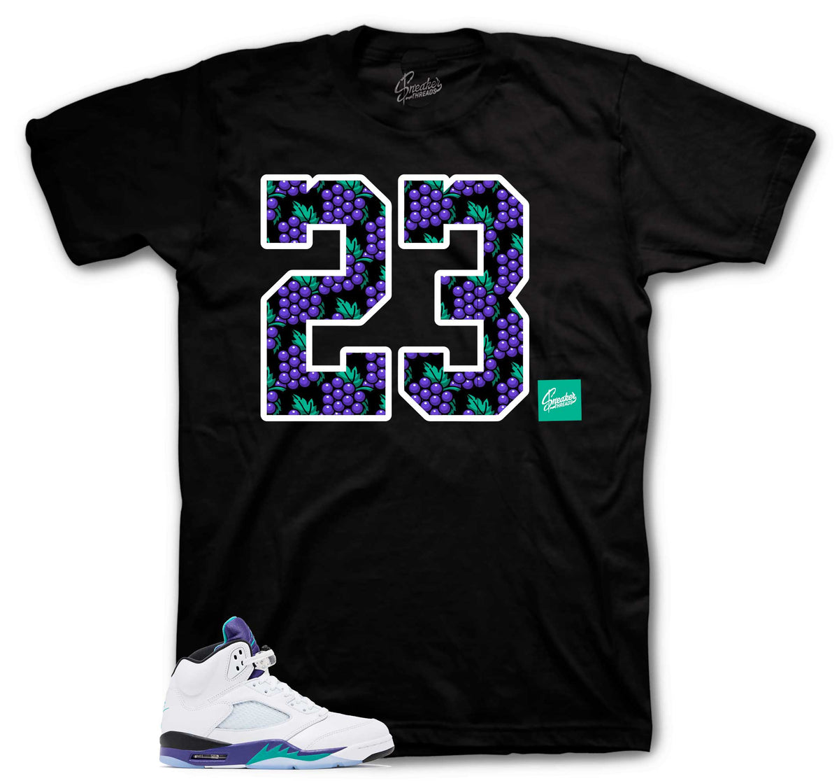 Retro 5 Grape Two Three Shirt