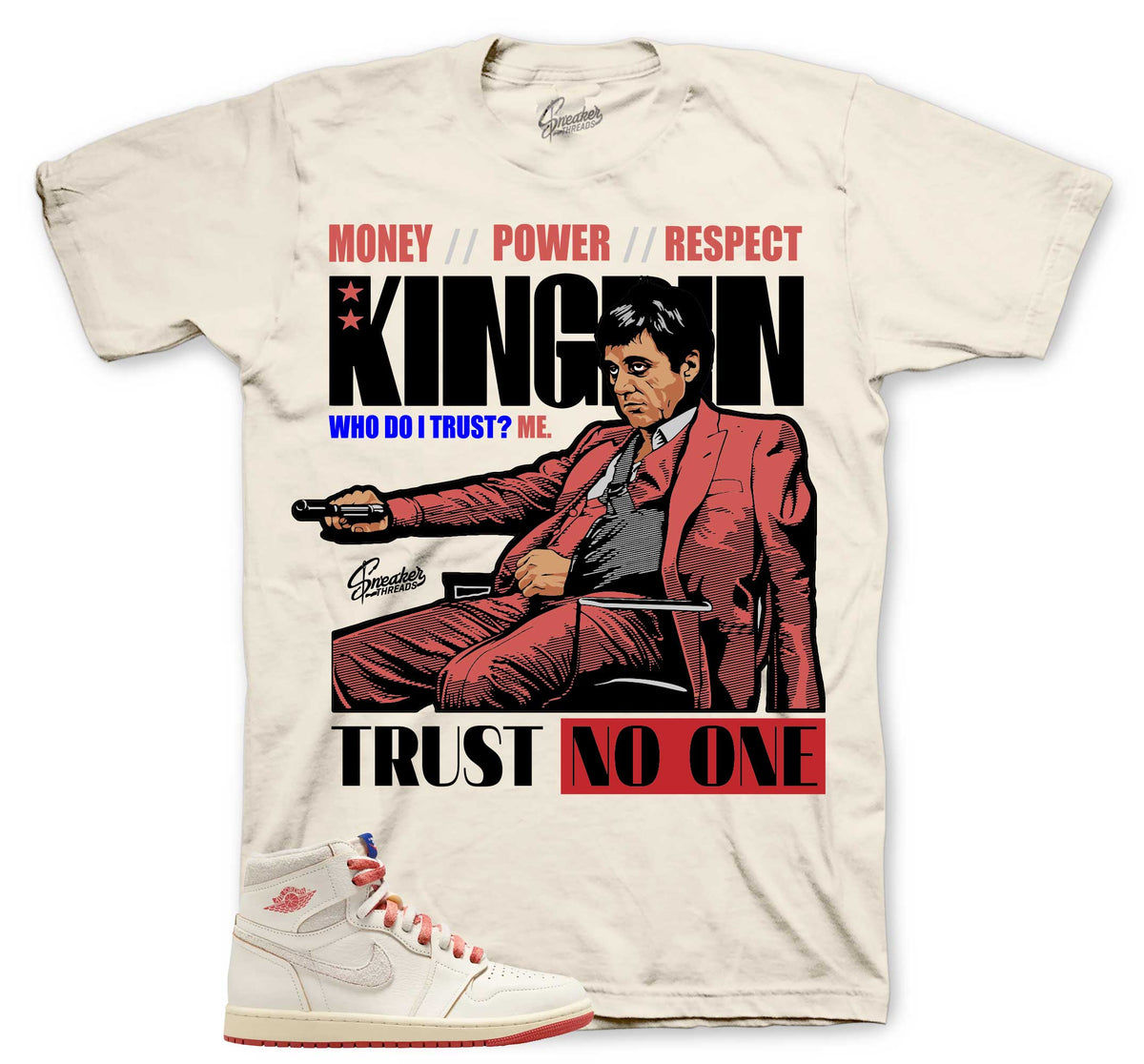 Retro 1 Cinnabar Rare Air Trust Issues Shirt