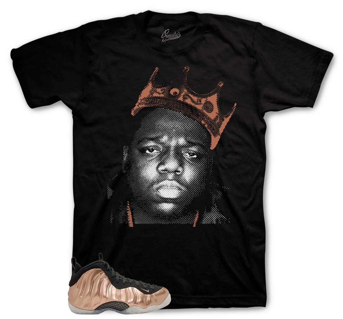 Foamposite Copper Crown Big Shirt