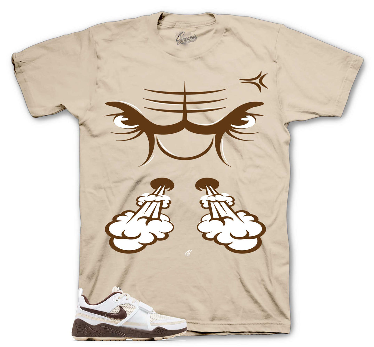 Field Jaxx Light Chocolate Raging Face Shirt